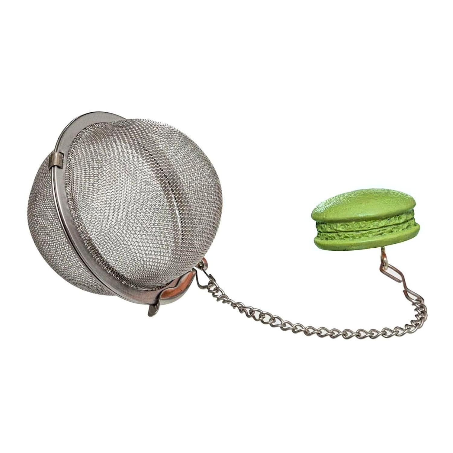 Bola Infusora De Te Acero Inoxidable - Macaron Verde 1 Bola Infusora De Te Acero Inoxidable - Macaron Verde