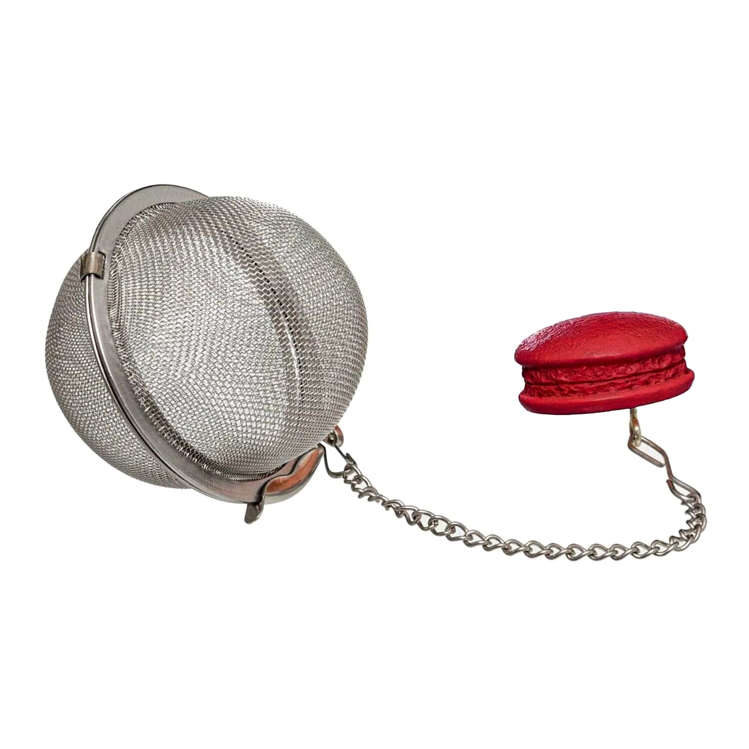 BOLA INFUSORA DE TE ACERO INOXIDABLE - MACARON ROJO 1 BOLA INFUSORA DE TE ACERO INOXIDABLE - MACARON ROJO