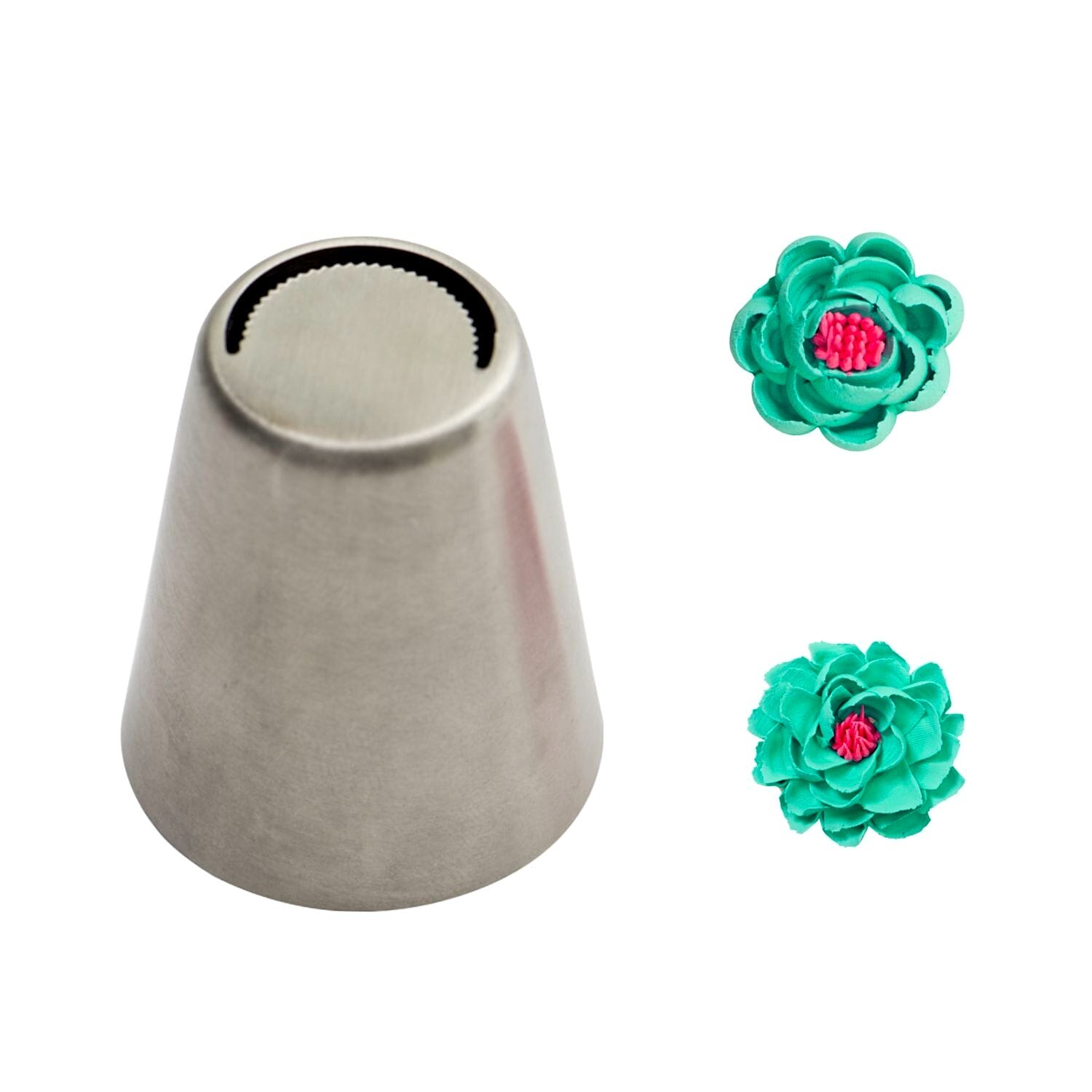 Boquilla De Acero Inoxidable - Petalo Grande Dentado 1 Boquilla De Acero Inoxidable - Petalo Grande Dentado