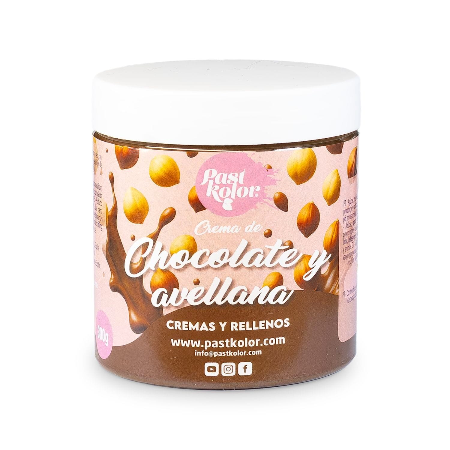 Crema De Chocolate Y Avellana Pastkolor - 300 G 1 Crema De Chocolate Y Avellana Pastkolor - 300 G