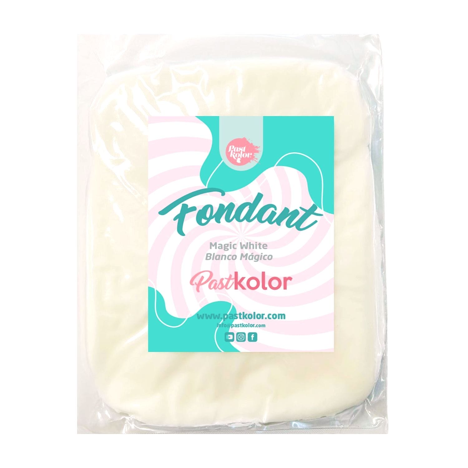 Fondant Pastkolor - Blanco Magico (1 Kg) 1 Fondant Pastkolor - Blanco Magico (1 Kg)
