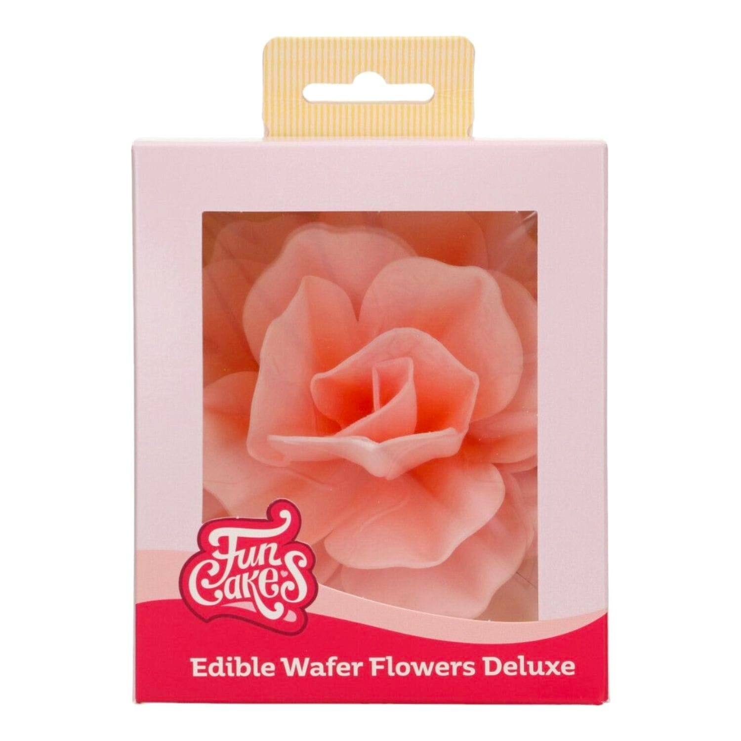 Flor De Papel Comestible Funcakes - Rosa Pastella Rosa Grande 2 Flor De Papel Comestible Funcakes - Rosa Pastella Rosa Grande - Imagen 2