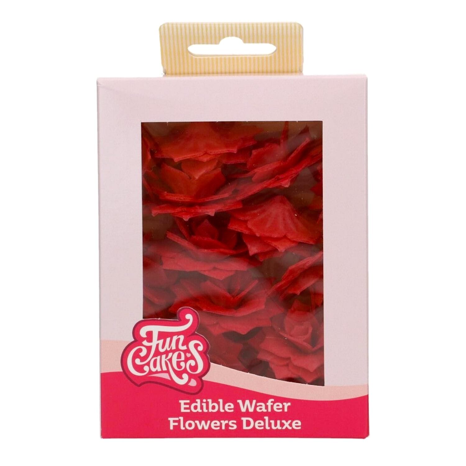 Flores De Papel Comestibles Funcakes - Rosa Rosalia Roja Mediana 2 Flores De Papel Comestibles Funcakes - Rosa Rosalia Roja Mediana - Imagen 2