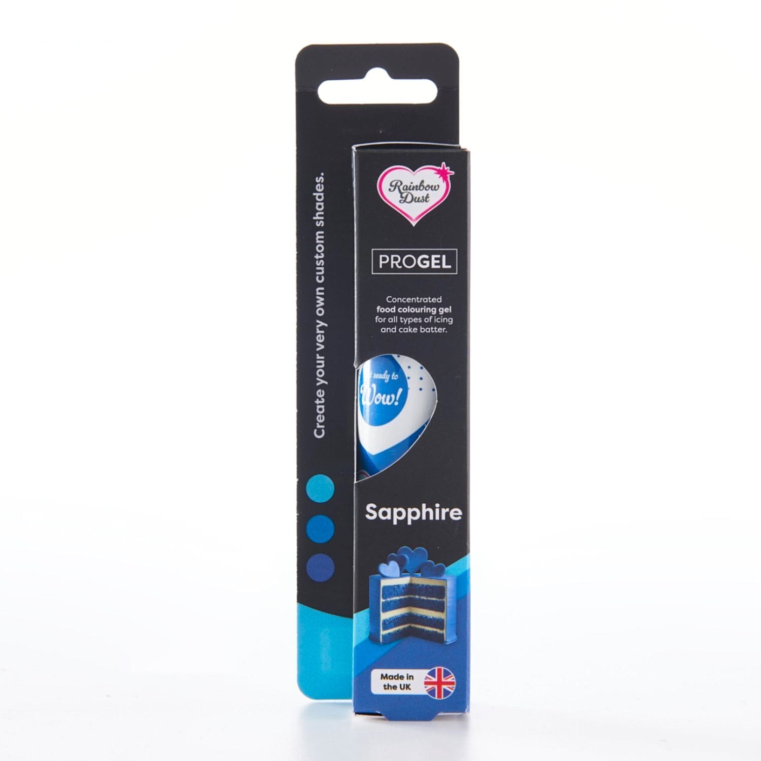 Colorante En Gel "progel" Rainbow Dust - Sapphire / Azul Zafiro 25 G 3 Colorante En Gel "progel" Rainbow Dust - Sapphire / Azul Zafiro 25 G - Imagen 3