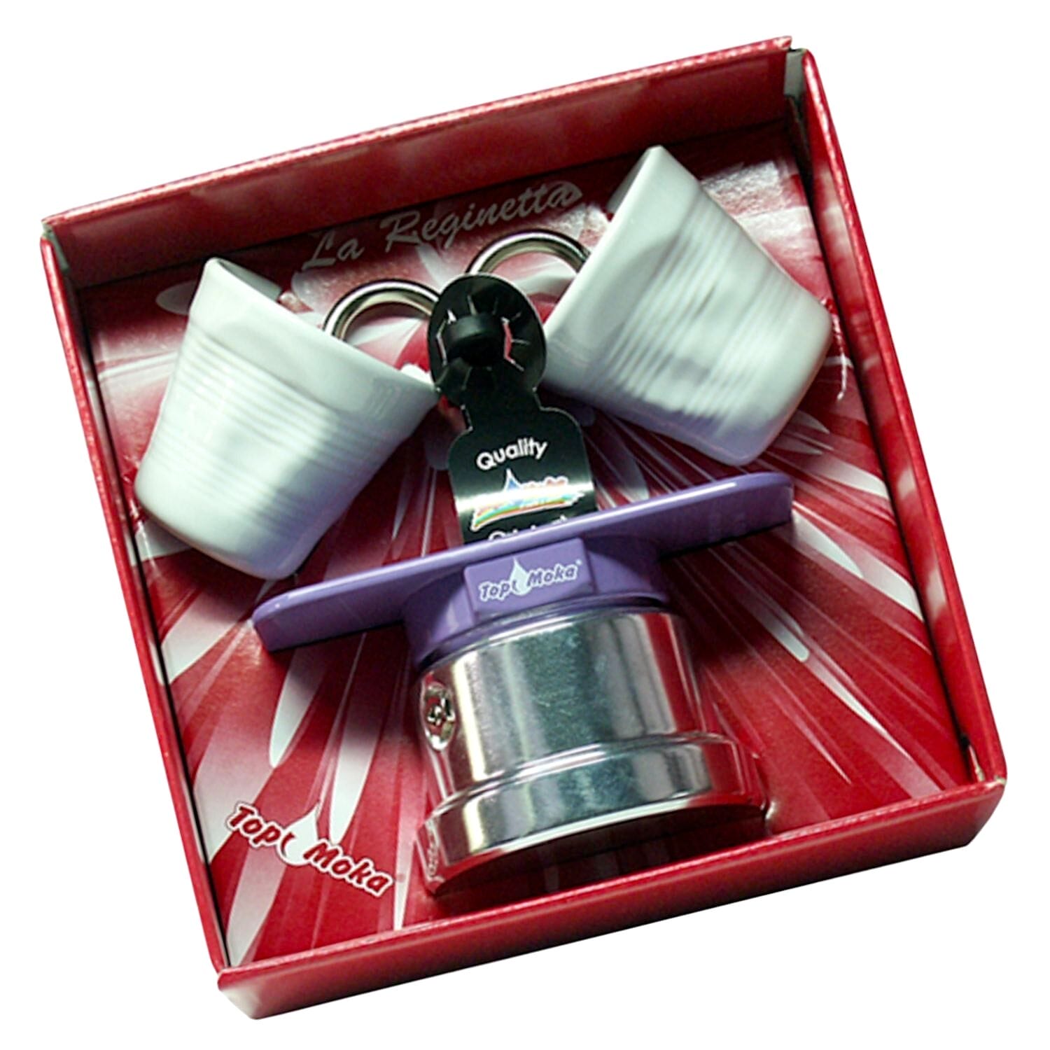 Set Cafetera "mini" Top Moka - Lila (2 Tazas) 1 Set Cafetera "mini" Top Moka - Lila (2 Tazas)