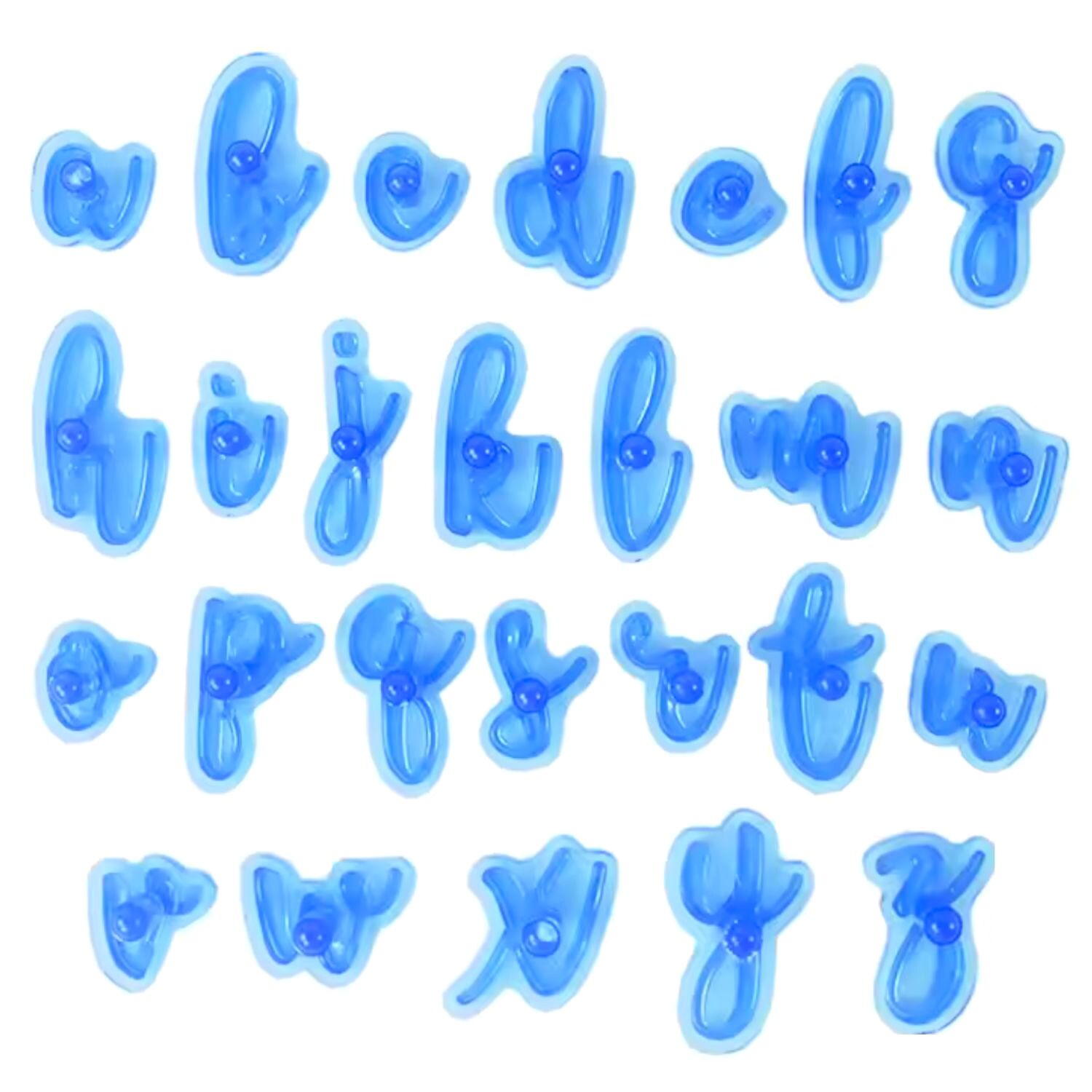 Marcadores De Letras Minusculas Para Galletas 1 Marcadores De Letras Minusculas Para Galletas