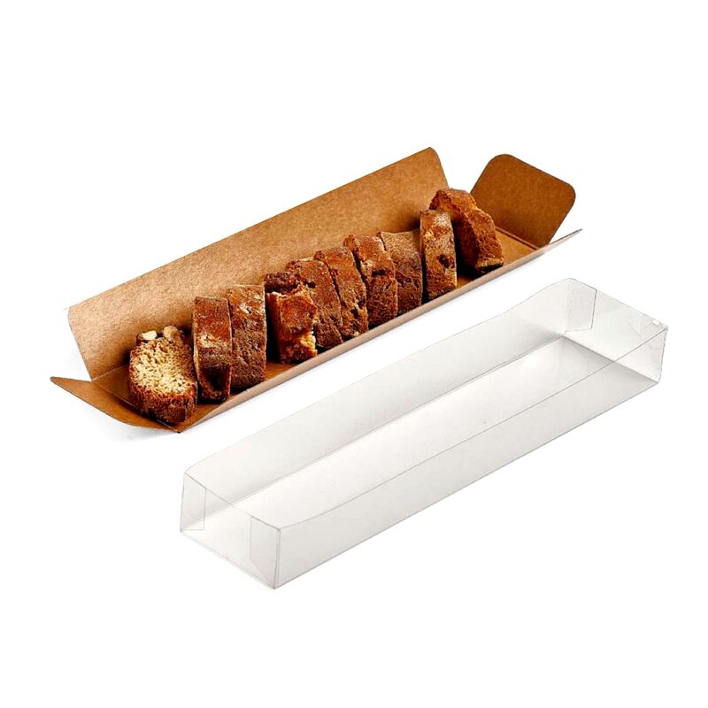 Caja Para Turron Tipo Tunel (base Kraft + Tapa Transparente) - 25 Cm 3 Caja Para Turron Tipo Tunel (base Kraft + Tapa Transparente) - 25 Cm - Imagen 3