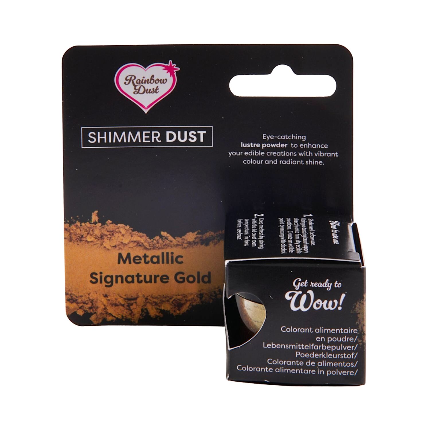 Colorante En Polvo Brillante Rainbow Dust - Signature Gold / Oro (3 G) 1 Colorante En Polvo Brillante Rainbow Dust - Signature Gold / Oro (3 G)