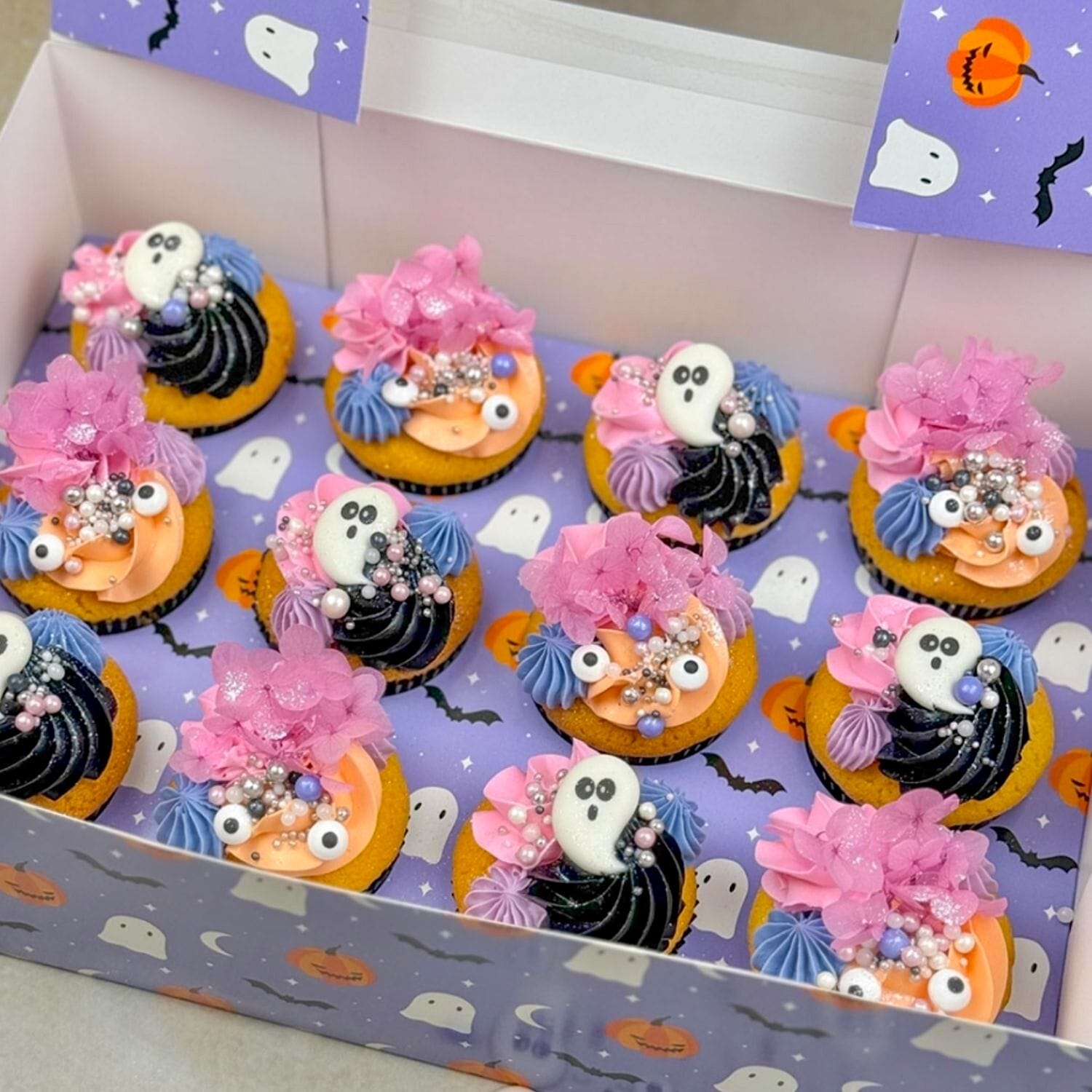 Set 2 Cajas Para 12 Cupcakes Simply Making - Halloween 2 Set 2 Cajas Para 12 Cupcakes Simply Making - Halloween - Imagen 2