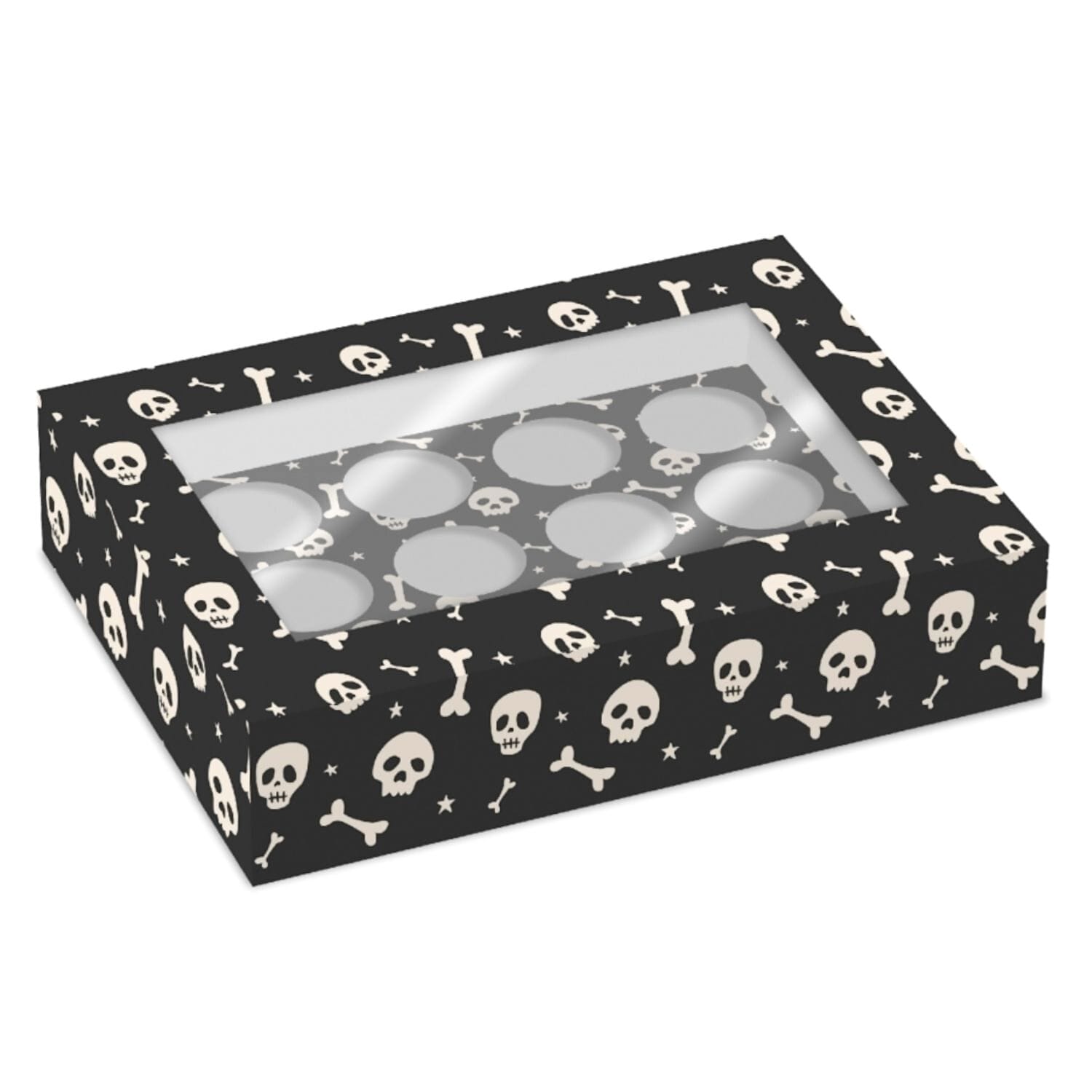 Set 2 Cajas Para 12 Cupcakes Simply Making - Calaveras 1 Set 2 Cajas Para 12 Cupcakes Simply Making - Calaveras