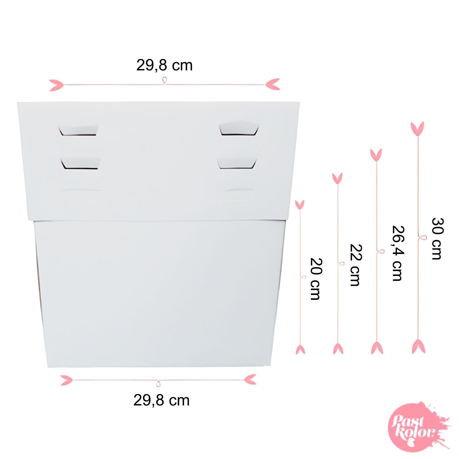 Set 10 Cajas Para Tarta Alturas Ajustables + Bases Redondas Plata - 28 Cm Ø 2 Set 10 Cajas Para Tarta Alturas Ajustables + Bases Redondas Plata - 28 Cm Ø - Imagen 2