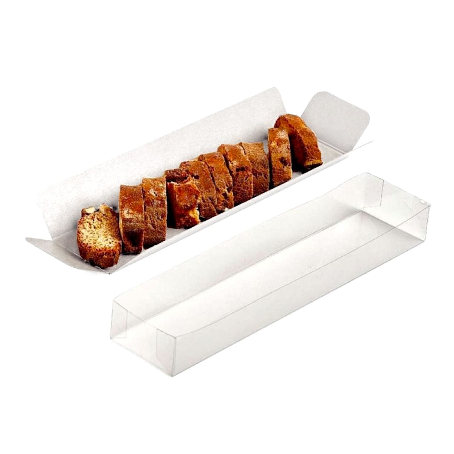 Caja Para Turron Tipo Tunel (base Blanca + Tapa Transparente) - 25 Cm 2 Caja Para Turron Tipo Tunel (base Blanca + Tapa Transparente) - 25 Cm - Imagen 2