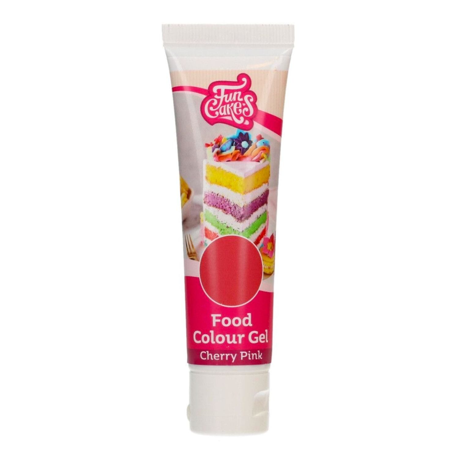 Colorante En Gel De Funcakes - Cherry Pink / Rosa Cereza 30 G 1 Colorante En Gel De Funcakes - Cherry Pink / Rosa Cereza 30 G