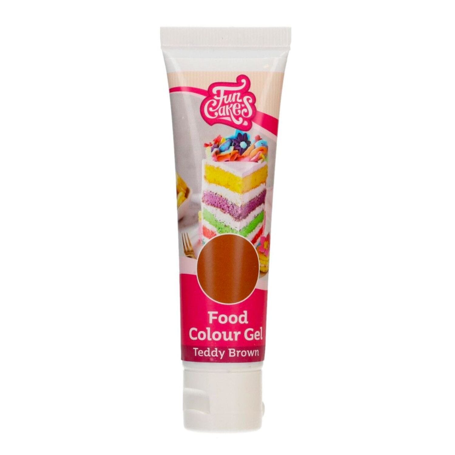 Colorante En Gel De Funcakes - Teddy Brown / Marron Osito "teddy" 30 G 1 Colorante En Gel De Funcakes - Teddy Brown / Marron Osito "teddy" 30 G