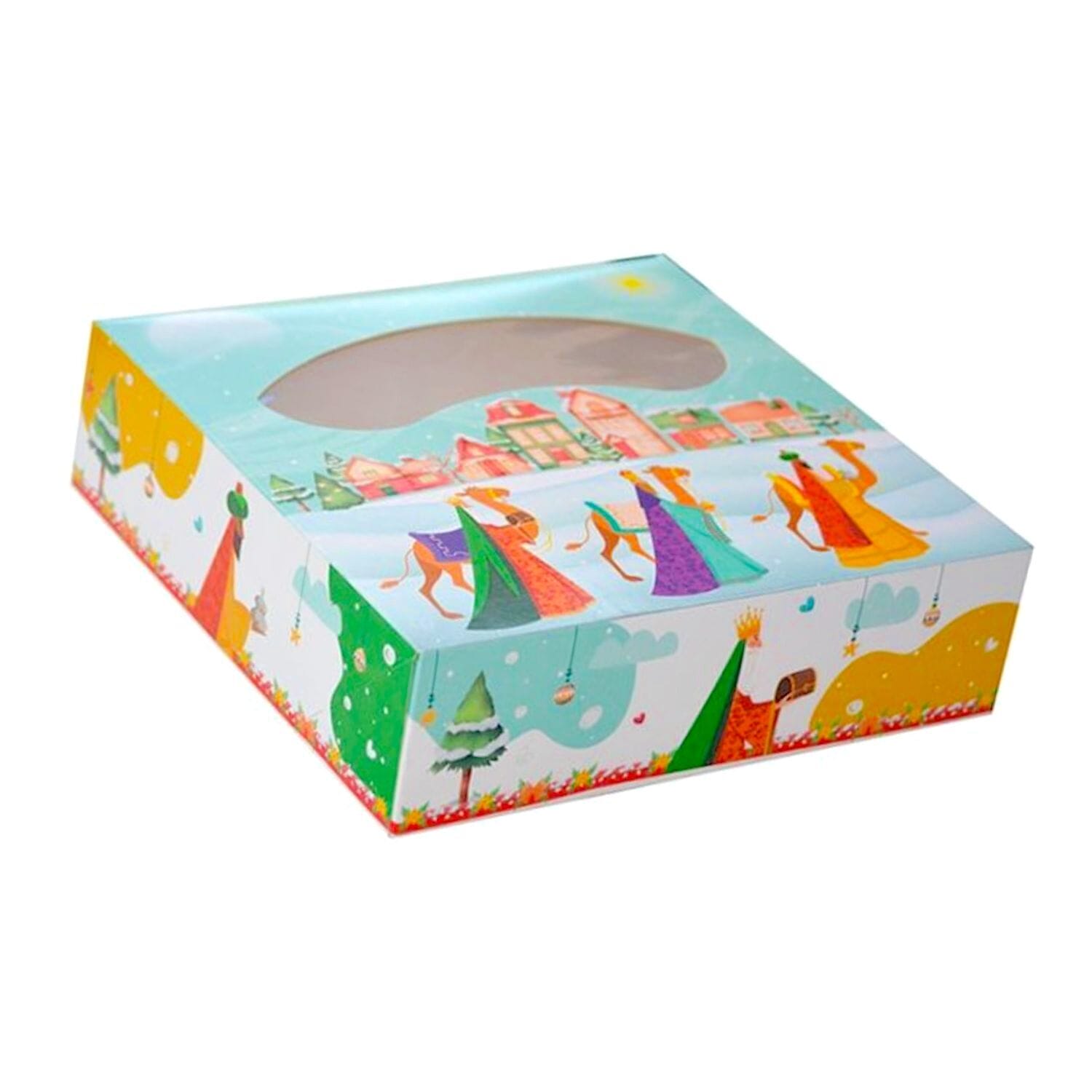Caja Para Roscon De Reyes Magos - 20 X 8 Cm ( 25 Unidades ) 1 Caja Para Roscon De Reyes Magos - 20 X 8 Cm ( 25 Unidades )