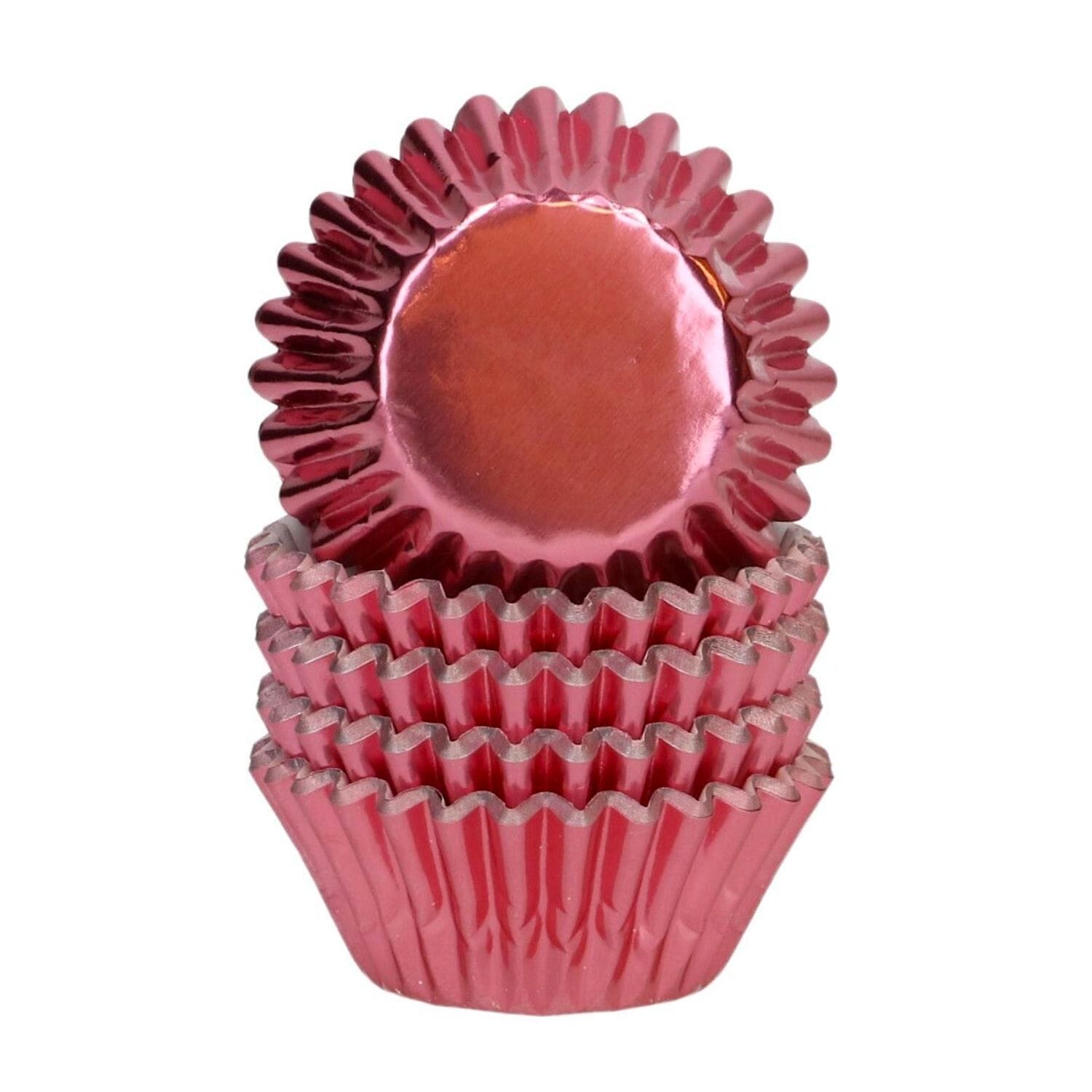 Capsulas Mini Cupcakes Papel Aluminio "foil" Wilton - Oro Rosado Metalico 1 Capsulas Mini Cupcakes Papel Aluminio "foil" Wilton - Oro Rosado Metalico