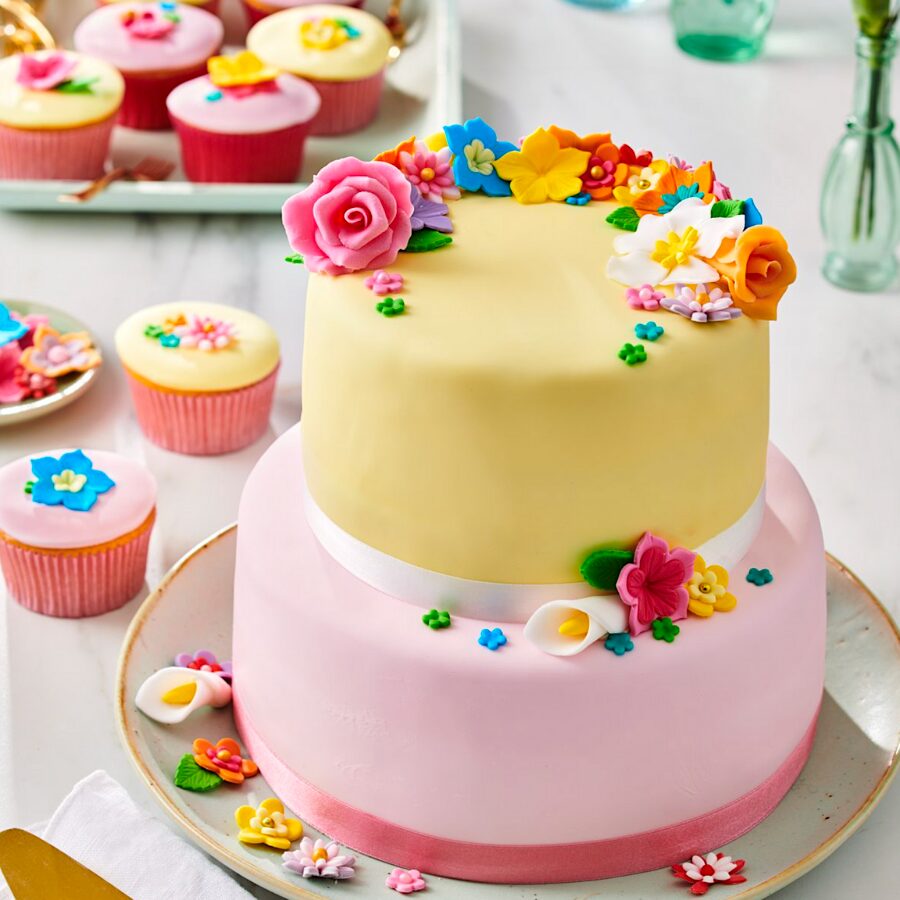 Fondant Funcakes - Verde Primavera 250 G 2 Fondant Funcakes - Verde Primavera 250 G - Imagen 2