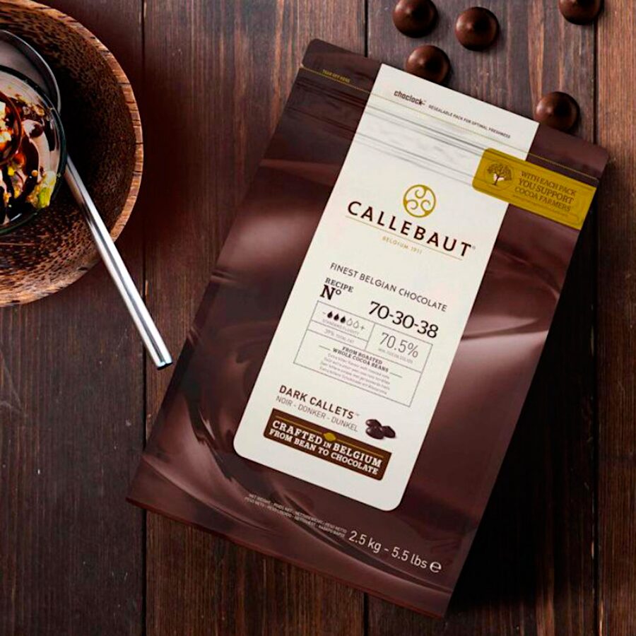 Callets De Chocolate Extra Negro (70,5%) Callebaut - 2,5 Kg 2 Callets De Chocolate Extra Negro (70,5%) Callebaut - 2,5 Kg - Imagen 2
