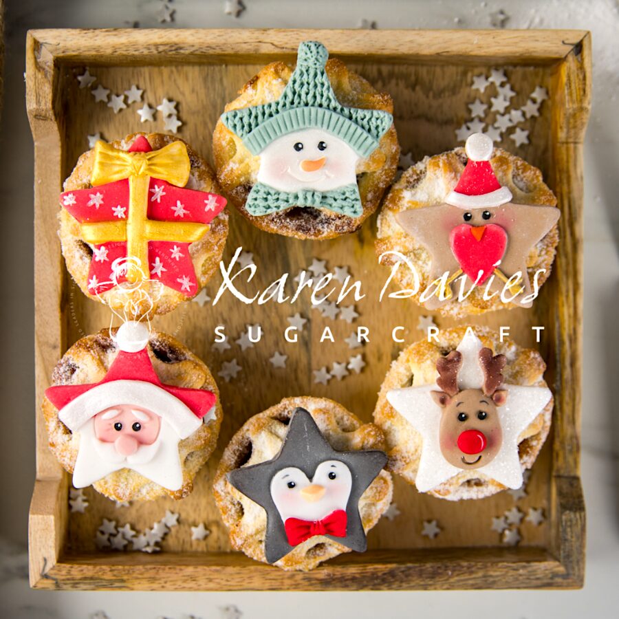 Molde Silicona Karen Davies - Estrellas De Navidad 2 Molde Silicona Karen Davies - Estrellas De Navidad - Imagen 2