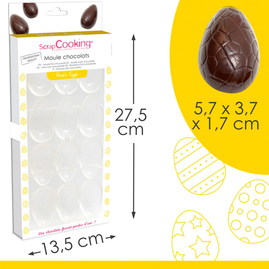 Molde Para Chocolate Scrapcooking - Huevos 3 Molde Para Chocolate Scrapcooking - Huevos - Imagen 3