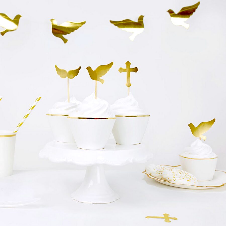 Topper Para Cupcakes Partydeco - Primera Comunion 2 Topper Para Cupcakes Partydeco - Primera Comunion - Imagen 2