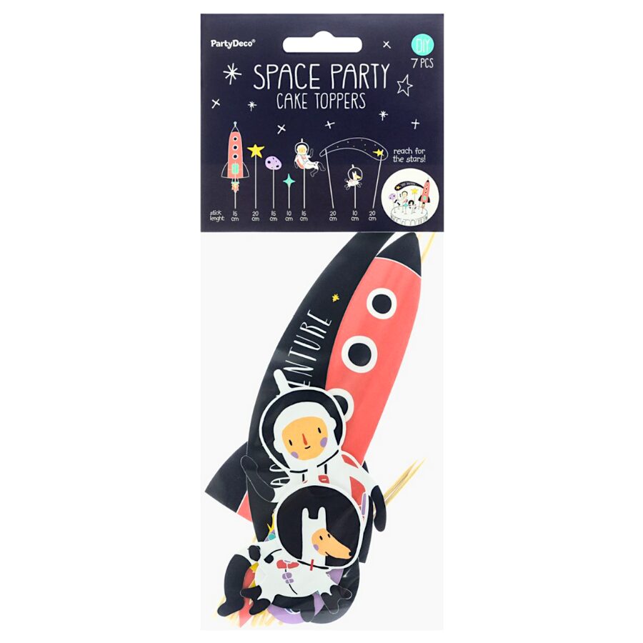 Topper Para Tarta Partydeco - Aventura Espacial 2 Topper Para Tarta Partydeco - Aventura Espacial - Imagen 2