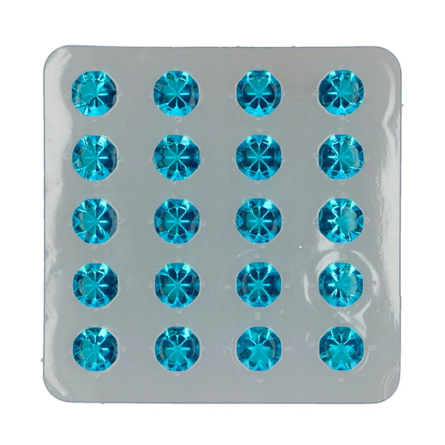 Diamantes Comestibles De Gelatina Funcakes - Azul Cielo 2 Diamantes Comestibles De Gelatina Funcakes - Azul Cielo - Imagen 2