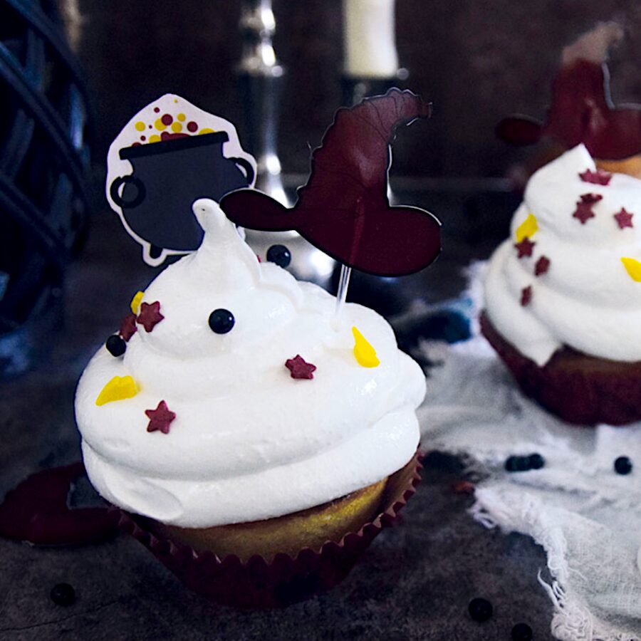 Set Capsulas Cupcake + Toppers Scrapcooking - Halloween 2 Set Capsulas Cupcake + Toppers Scrapcooking - Halloween - Imagen 2