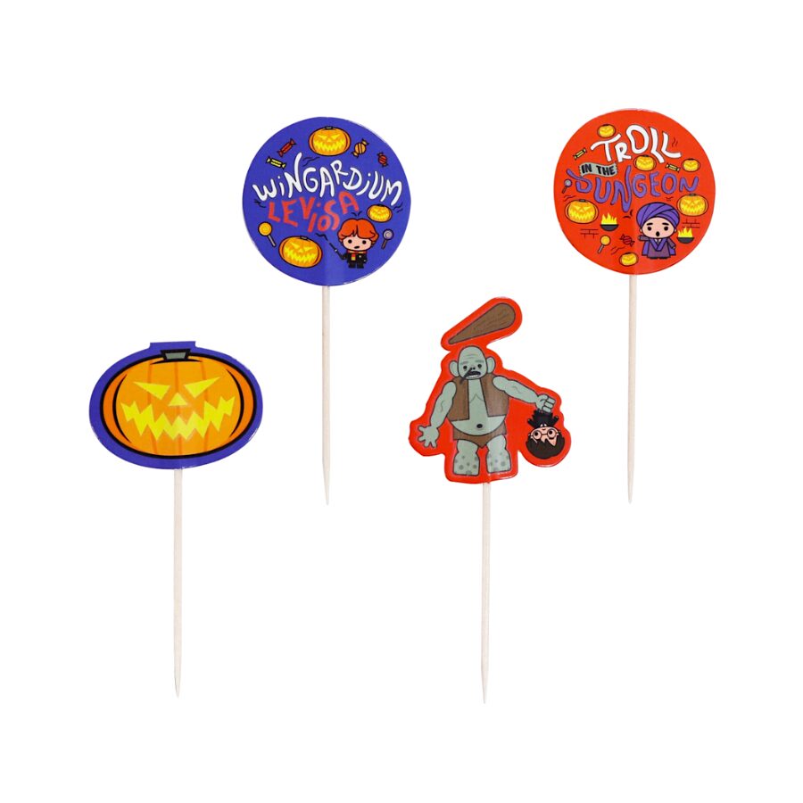 Set Capsulas Cupcake + Toppers Pme - Troll "harry Potter" 2 Set Capsulas Cupcake + Toppers Pme - Troll "harry Potter" - Imagen 2