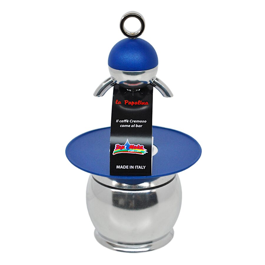 Set Cafetera "papalina" Top Moka - Azul 2 Set Cafetera "papalina" Top Moka - Azul - Imagen 2