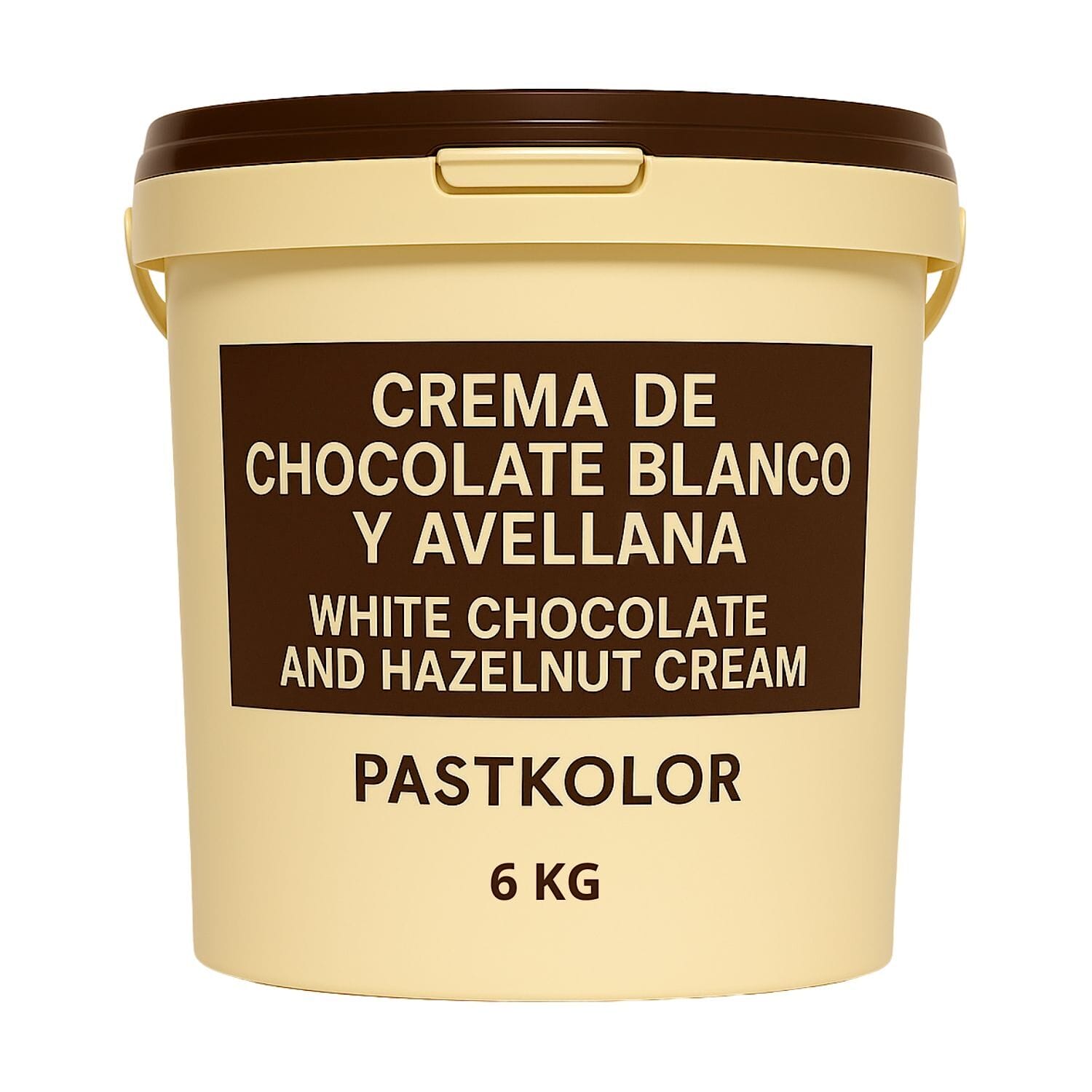 Crema De Chocolate Blanco Y Avellana Pastkolor - 6 Kg 1 Crema De Chocolate Blanco Y Avellana Pastkolor - 6 Kg