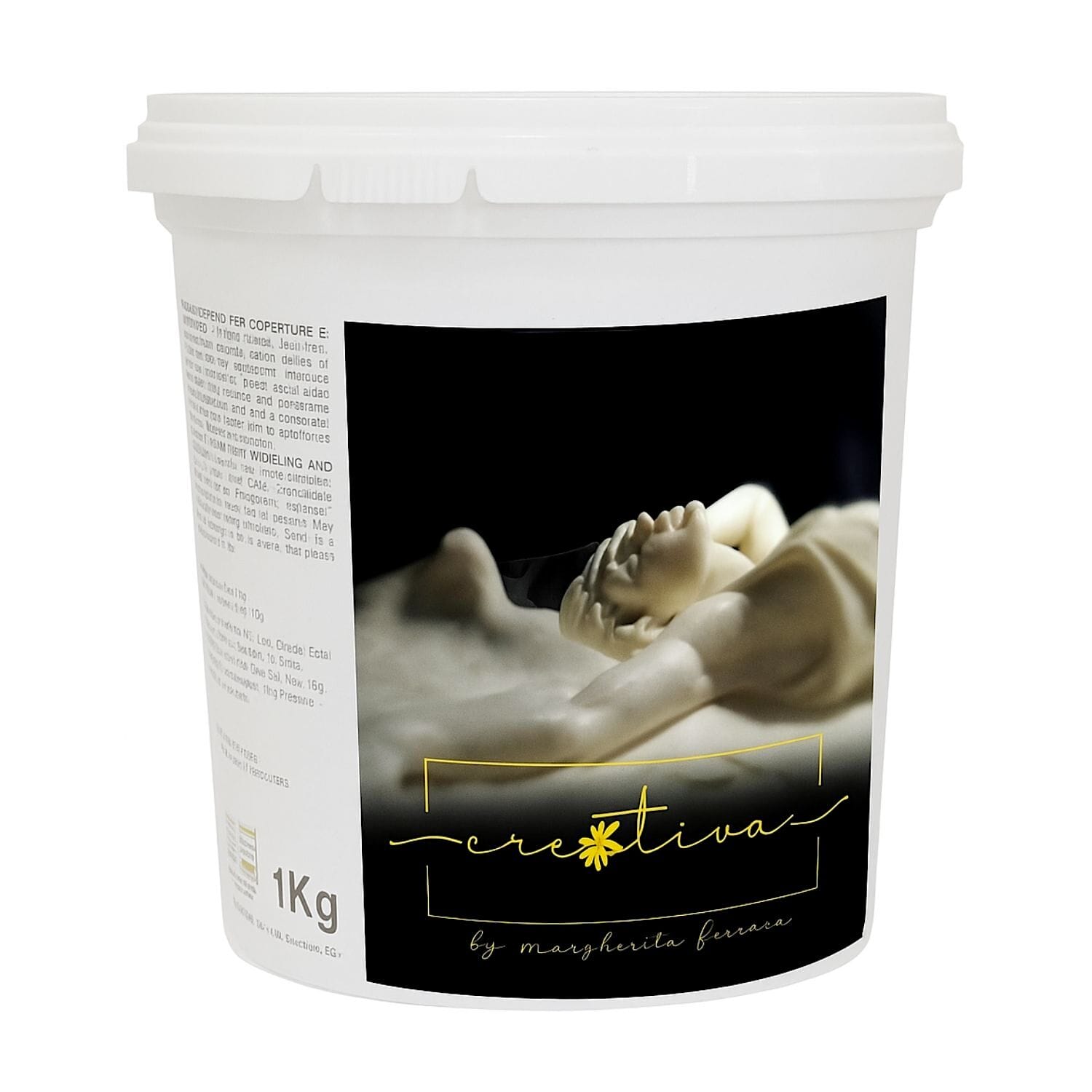 Pasta De Modelar Con Manteca De Cacao "creativa By Margherita Ferrara" - 1 Kg 1 Pasta De Modelar Con Manteca De Cacao "creativa By Margherita Ferrara" - 1 Kg