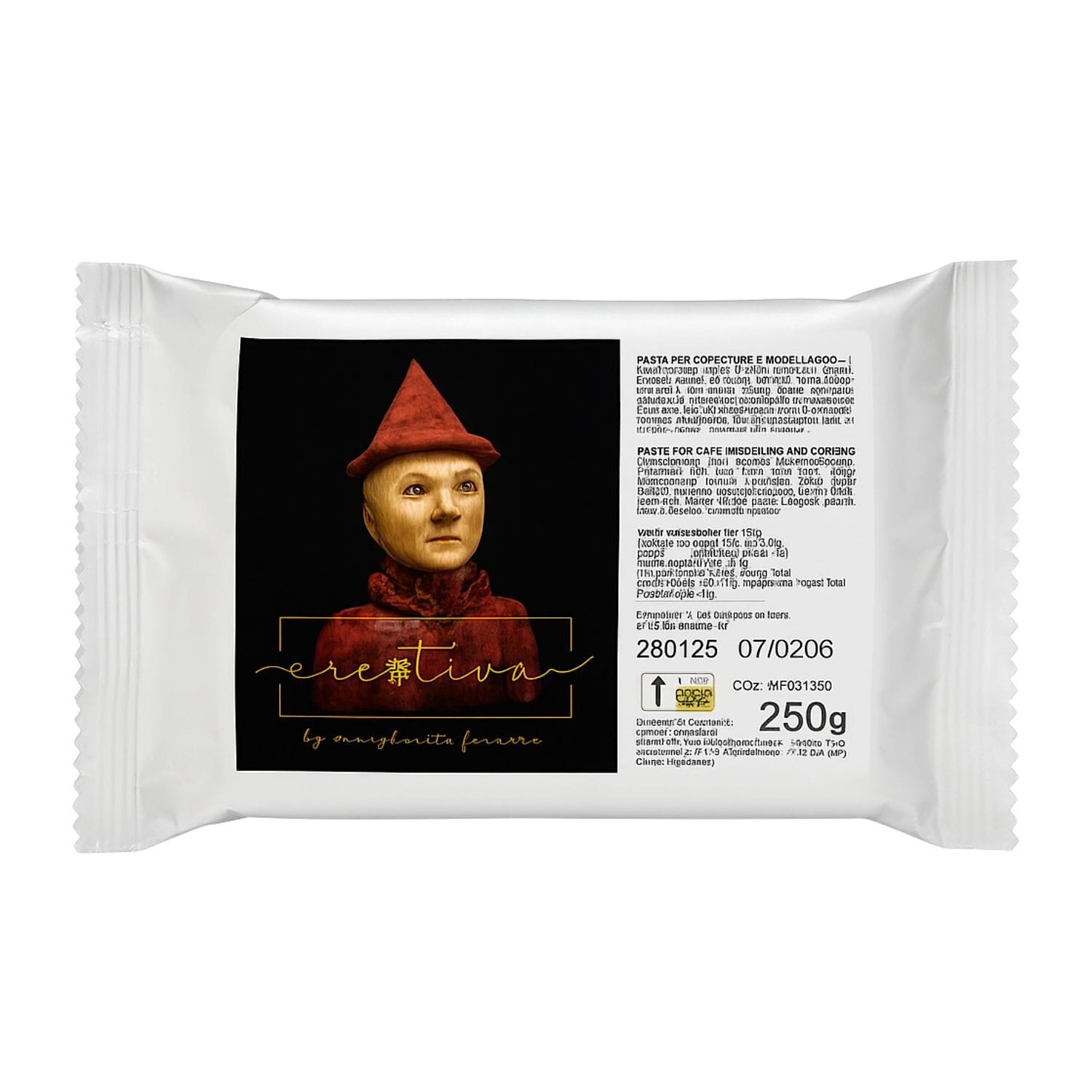 Chocolate Para Modelar Con Manteca De Cacao "creativa By Margherita Ferrara" - 250 G 1 Chocolate Para Modelar Con Manteca De Cacao "creativa By Margherita Ferrara" - 250 G