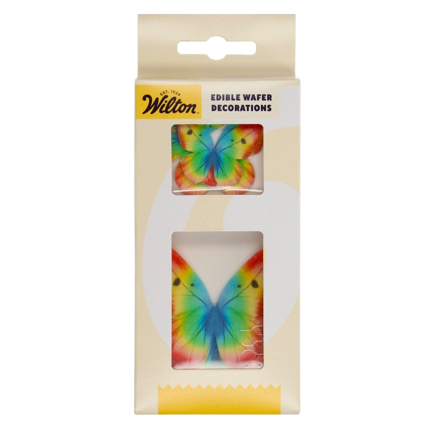 Mariposas Comestibles De Oblea Wilton - Arcoiris 1 Mariposas Comestibles De Oblea Wilton - Arcoiris