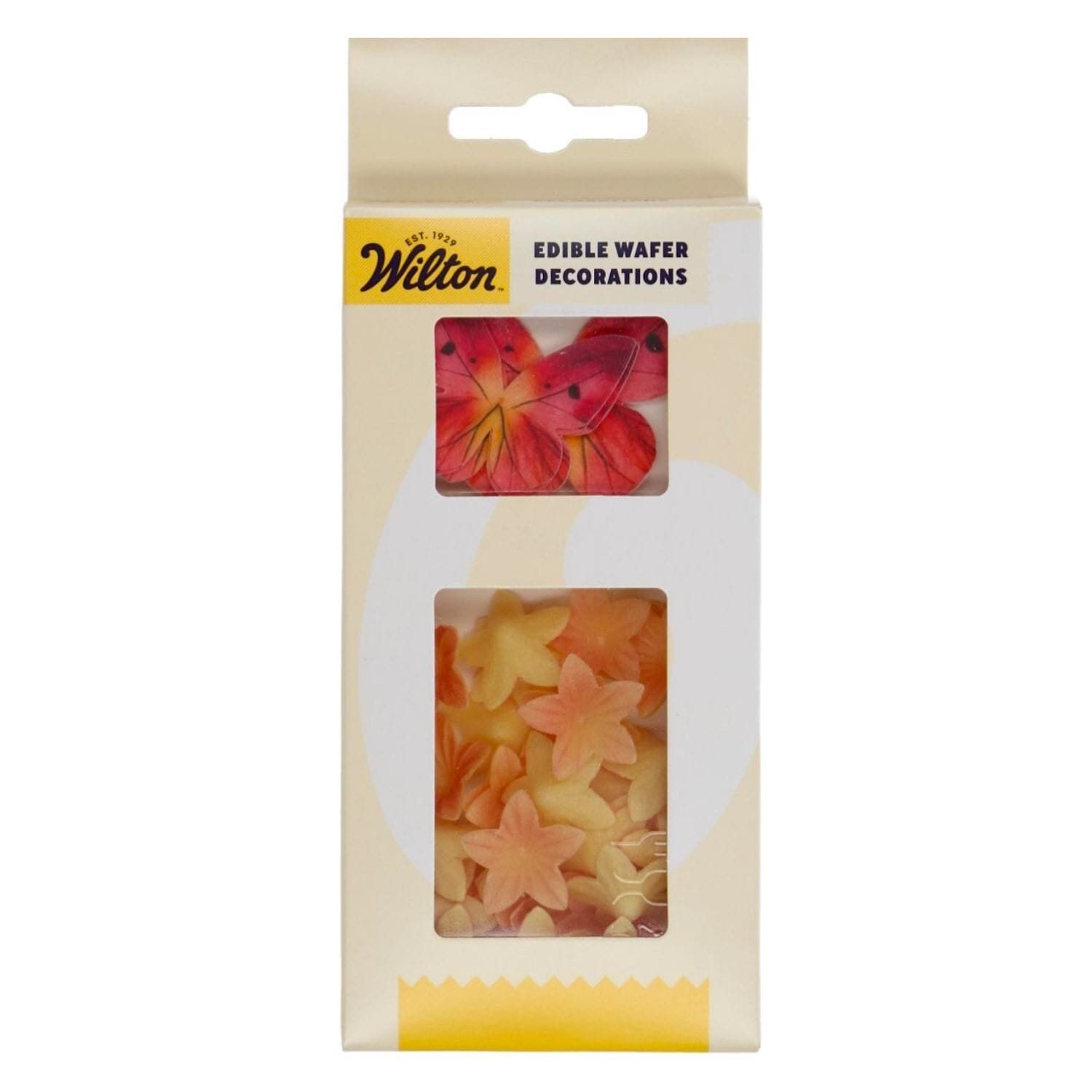 Flores Y Mariposas Comestibles De Oblea Wilton - Rosas Y Naranjas 1 Flores Y Mariposas Comestibles De Oblea Wilton - Rosas Y Naranjas