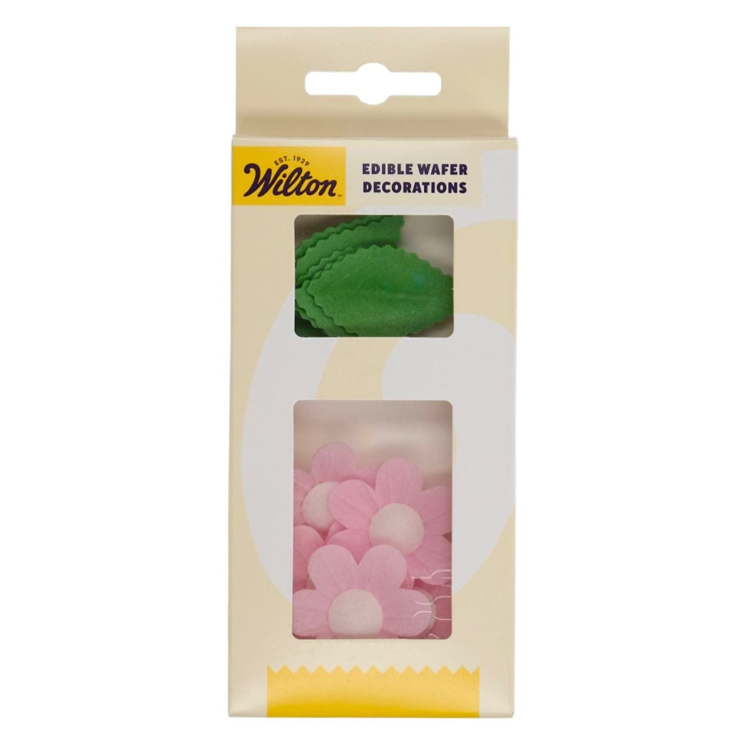 Flores Y Hojas Comestibles De Oblea Wilton - Rosas 1 Flores Y Hojas Comestibles De Oblea Wilton - Rosas