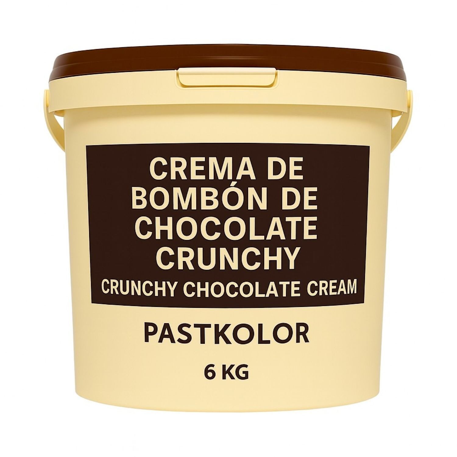 Crema De Bombon De Chocolate Crunchy Pastkolor - 6 Kg 1 Crema De Bombon De Chocolate Crunchy Pastkolor - 6 Kg