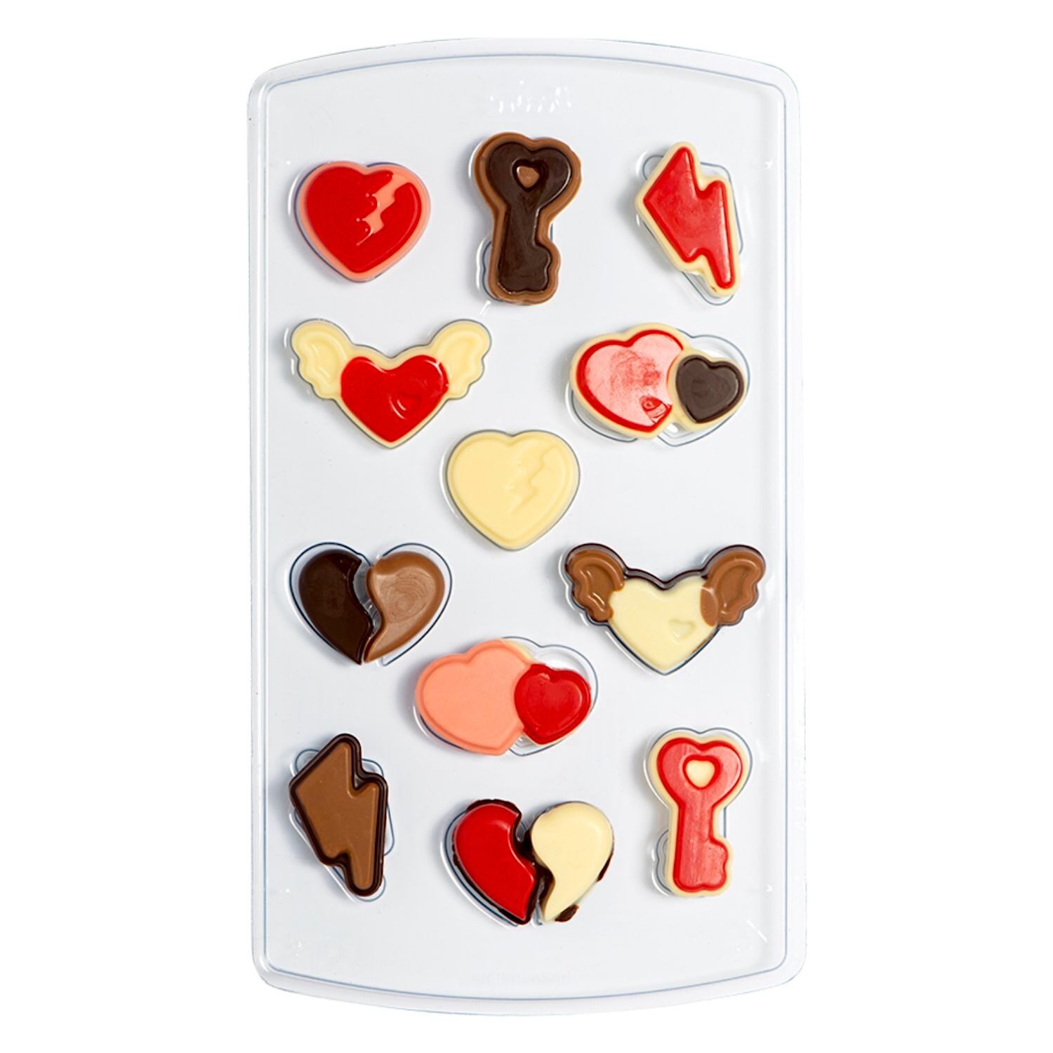 Kit Molde Termoformado Corazones Para Chocolates - Decora 2 Kit Molde Termoformado Corazones Para Chocolates - Decora - Imagen 2
