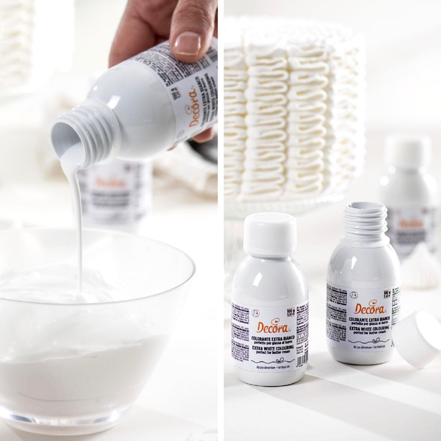 Colorante En Gel Blanco (100 G) - Decora 2 Colorante En Gel Blanco (100 G) - Decora - Imagen 2