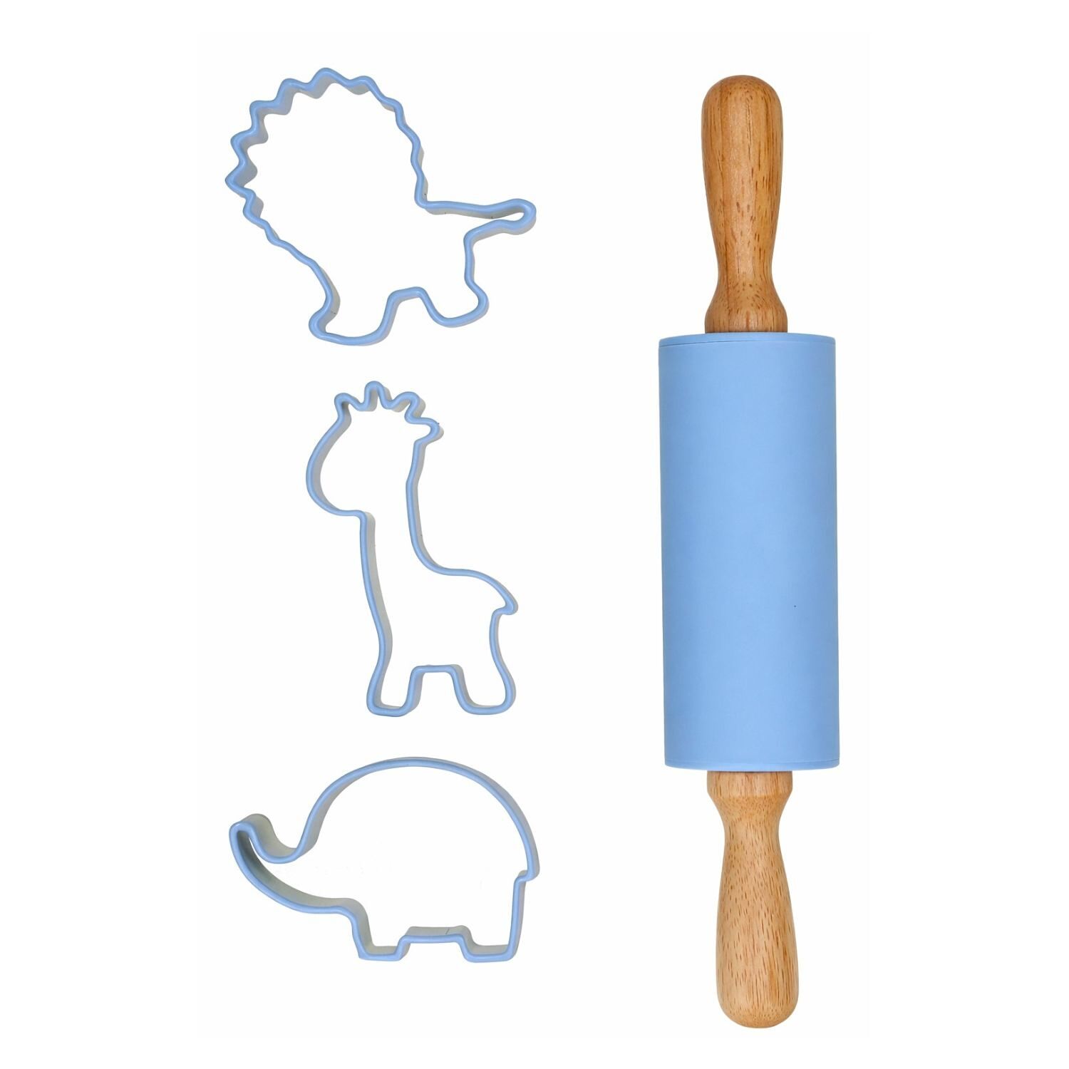 Set Cortadores Para Galletas Con Rodillo Wilton - Animales Salvajes 2 Set Cortadores Para Galletas Con Rodillo Wilton - Animales Salvajes - Imagen 2