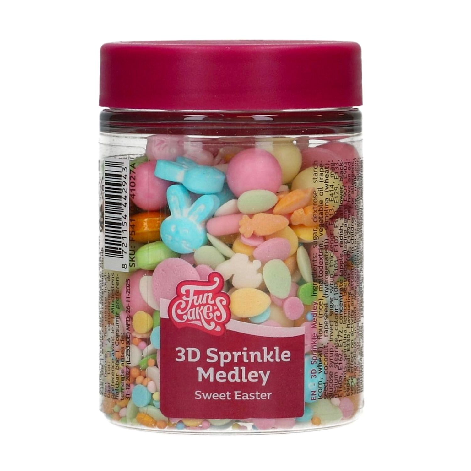 Sprinkles 3d Funcakes - Sweet Easter (70 G) 3 Sprinkles 3d Funcakes - Sweet Easter (70 G) - Imagen 3