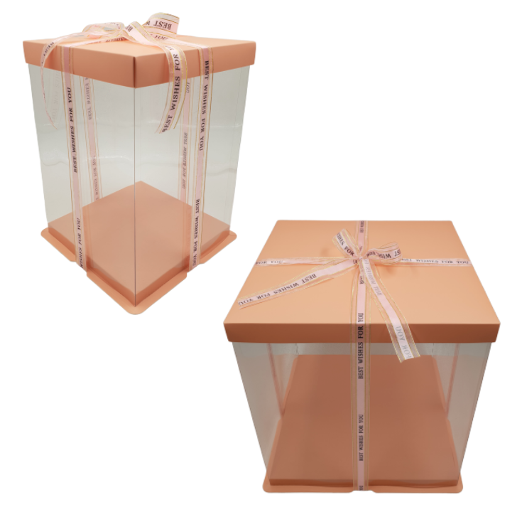 Caja Para Tarta Deluxe Rosa - 33,5 X 37 Cm 3 Caja Para Tarta Deluxe Rosa - 33,5 X 37 Cm - Imagen 3