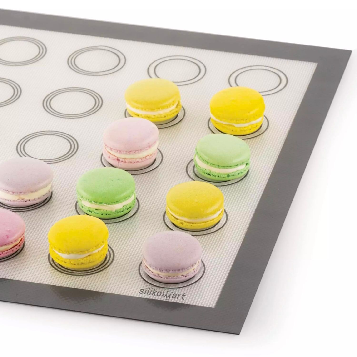 Tapete De Fibra De Vidro Para Macarons Silikomart - 30 X 40 Cm 2 Tapete De Fibra De Vidro Para Macarons Silikomart - 30 X 40 Cm - Imagen 2