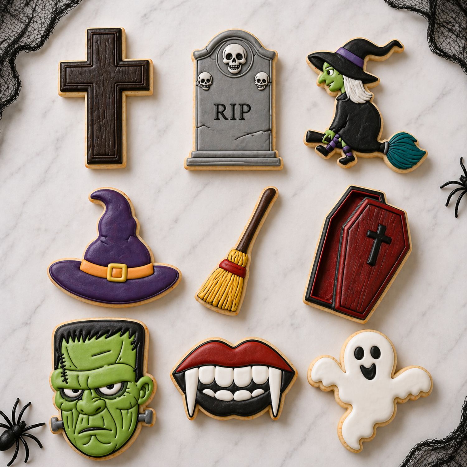Set Cortadores De Acero Para Galletas - Bruja Y Cementerio 2 Set Cortadores De Acero Para Galletas - Bruja Y Cementerio - Imagen 2