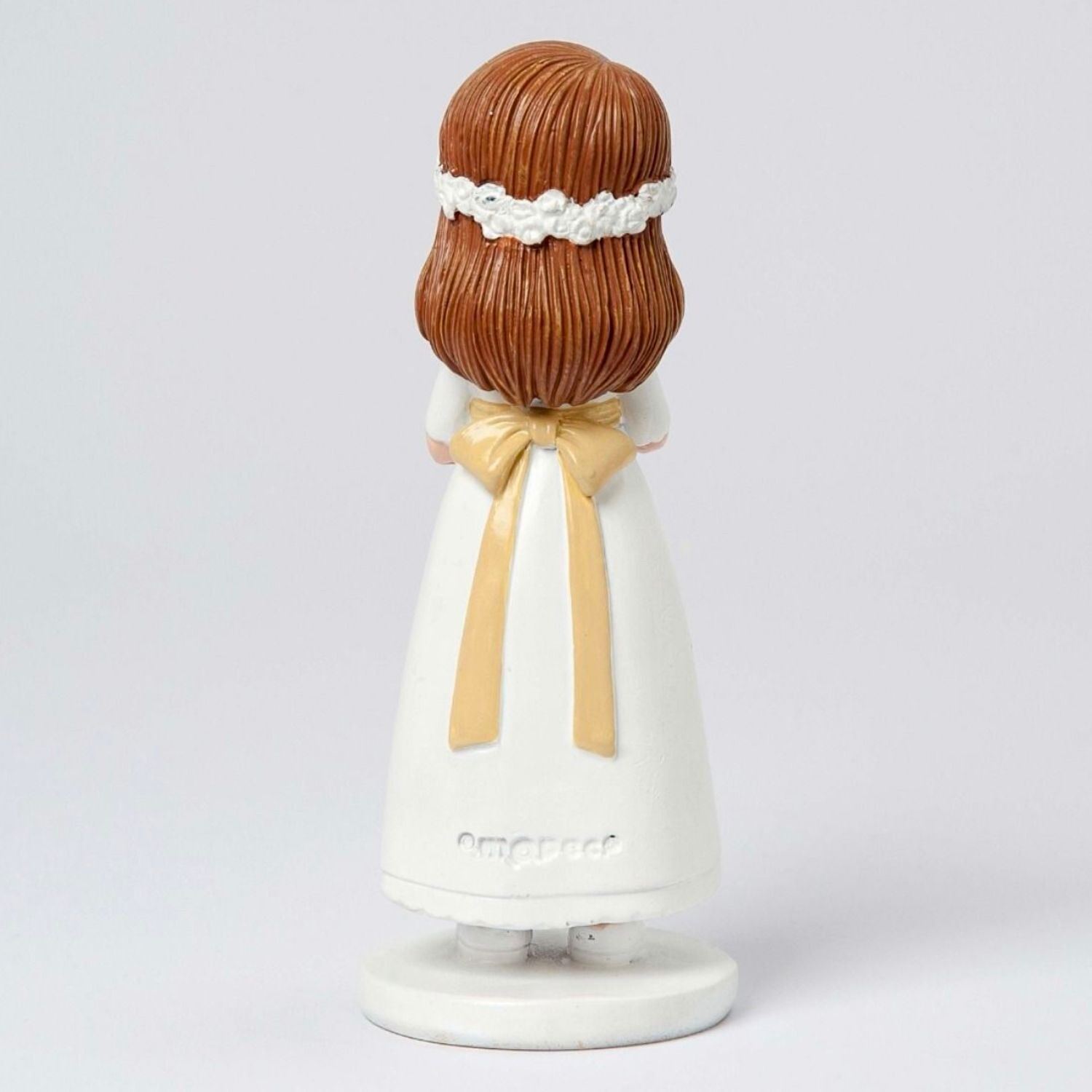 Figura Para Bolo De ComunhÃo Menina Com Vestido Branco E BÍblia - Mopec 2 Figura Para Bolo De ComunhÃo Menina Com Vestido Branco E BÍblia - Mopec - Imagen 2